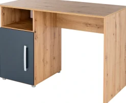 arthur berndt Jugendzimmer-Set »Alessio« Set, Bett, Kleiderschrank, Schreibtisch, Standregal und TV-Lowboard., 5 Stk. tlg. mit Melamin-Oberfläche