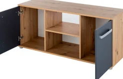 arthur berndt Jugendzimmer-Set »Alessio« Set, Bett, Kleiderschrank, Schreibtisch, Standregal und TV-Lowboard., 5 Stk. tlg. mit Melamin-Oberfläche