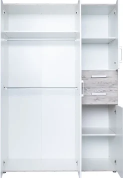 arthur berndt Jugendzimmer-Set »Jugendzimmer-Set »Bente« 3-teilig« 3tlg -Schrank, Bett, Schreibtisch, 3 tlg. Stauraumstark, pflegeleicht, zeitlos, Made in Germany