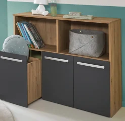 arthur berndt Kinderregal »Alessio« Modernes Spielzeugregal mit 3 geräumigen Schubkästen