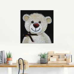Artland Glasbild »Teddybär« Spielzeuge 1 Stk. tlg. in verschiedenen Größen