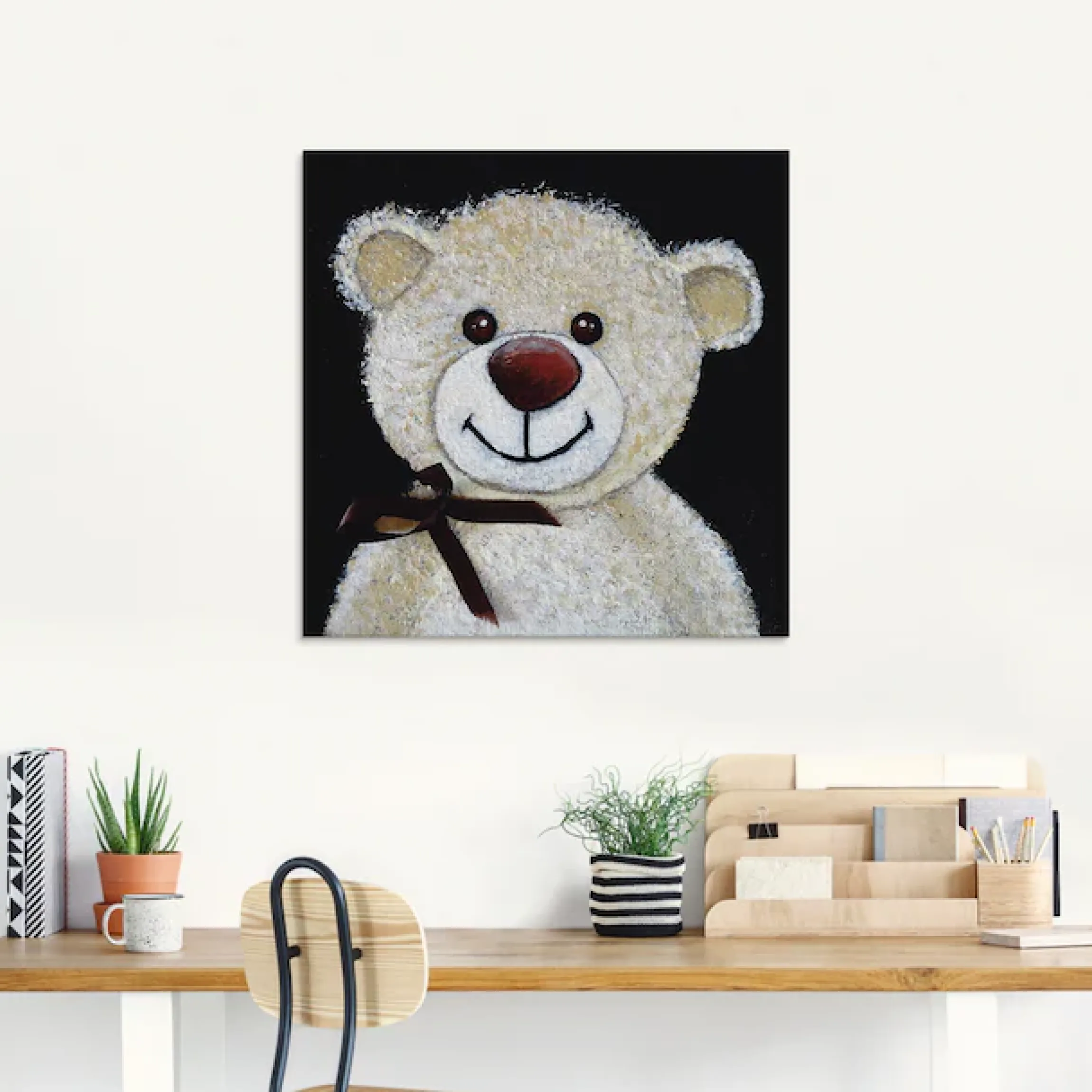 Artland Glasbild »Teddybär« Spielzeuge 1 Stk. tlg. in verschiedenen Größen