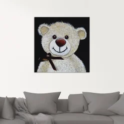 Artland Glasbild »Teddybär« Spielzeuge 1 Stk. tlg. in verschiedenen Größen