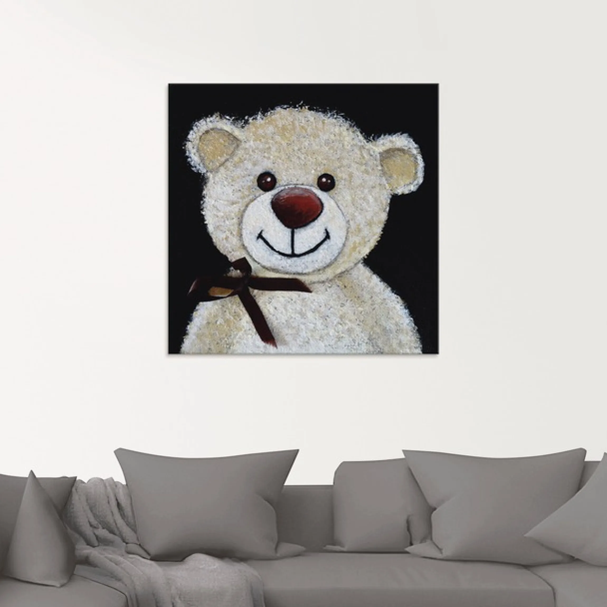 Artland Glasbild »Teddybär« Spielzeuge 1 Stk. tlg. in verschiedenen Größen