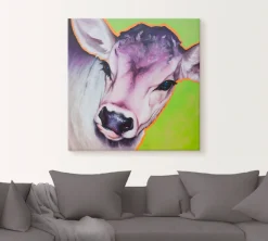 Artland Leinwandbild »Kuh Pretty Betty« Haustiere 1 Stk. tlg. auf Holzrahmen gespannt