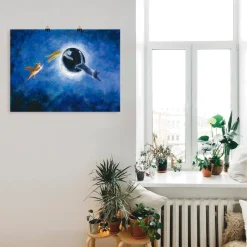 Artland Poster »In der Nacht sind alle Katzen grau« Haustiere 1 Stk. tlg. ohne Rahmen
