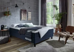 ATLANTIC home collection Boxbett »Happy« ohne Kopfteil, mit Topper, wahlweise mit oder ohne Bettwaren