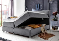 ATLANTIC home collection Boxspringbett »Tilo« mit Tonnentaschen-Federkernmatratze, inkl. Bettkasten und Topper