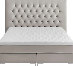 ATLANTIC home collection Boxspringbett »Ronja« mit Topper und extra hohem Kopfteil