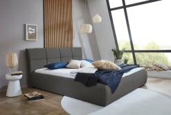 ATLANTIC home collection Polsterbett »Narin in verschiedenen Größen« modernes gepolstertes Kopfteil mit stillvollen Akzenten