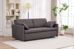 ATLANTIC home collection Schlafsofa »Robin, B: 168cm, Dauerschlafsofa, inklusive Matratze« mit Matratze und Zierkissen, Dauerschläfer