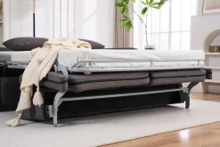 ATLANTIC home collection Schlafsofa »Robin, B: 168cm, Dauerschlafsofa, inklusive Matratze« mit Matratze und Zierkissen, Dauerschläfer