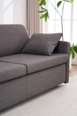ATLANTIC home collection Schlafsofa »Robin, B: 168cm, Dauerschlafsofa, inklusive Matratze« mit Matratze und Zierkissen, Dauerschläfer