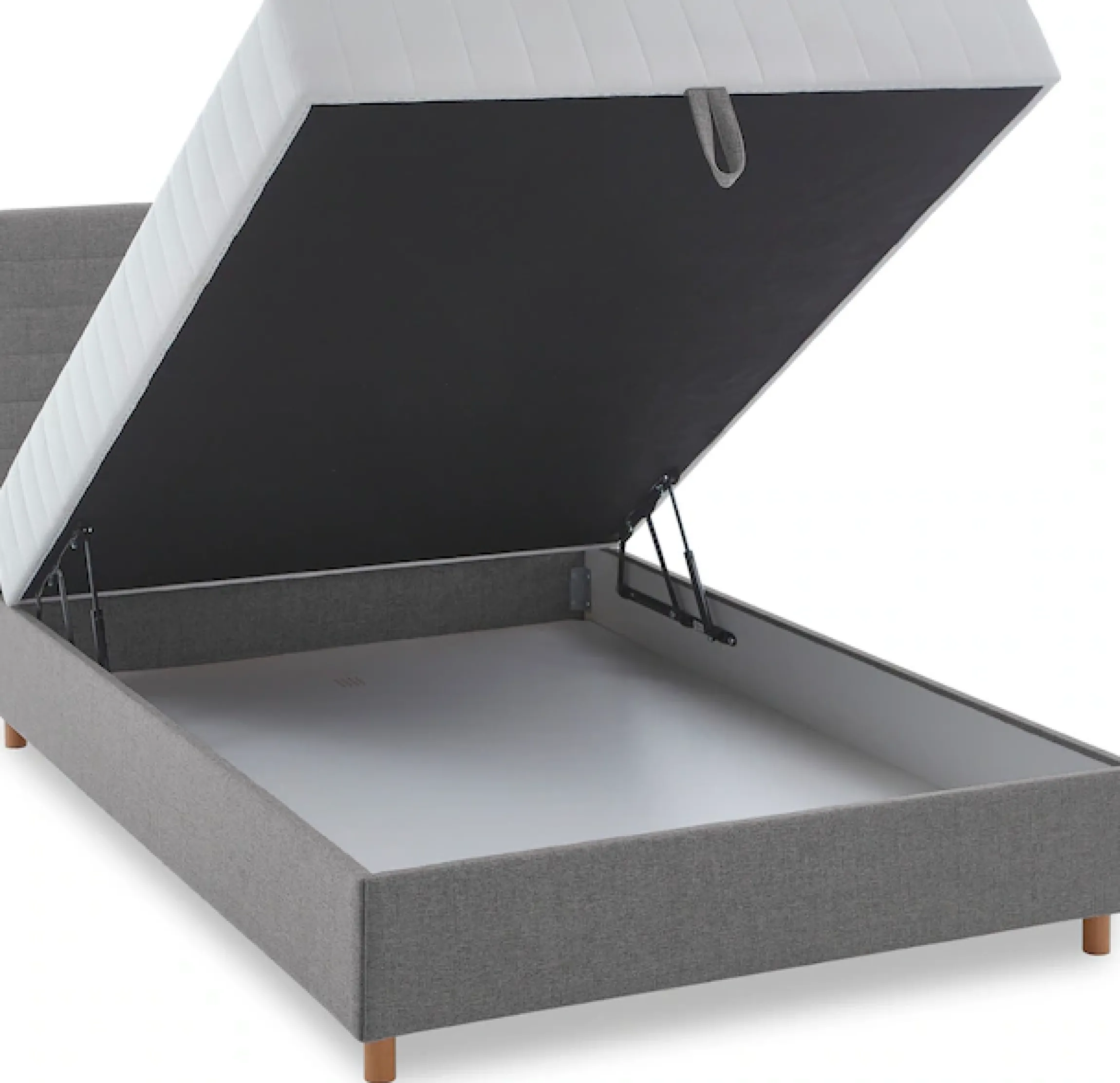 ATLANTIC home collection Stauraumbett »Josie« mit Taschen-Federkernmatratze und Bettkasten