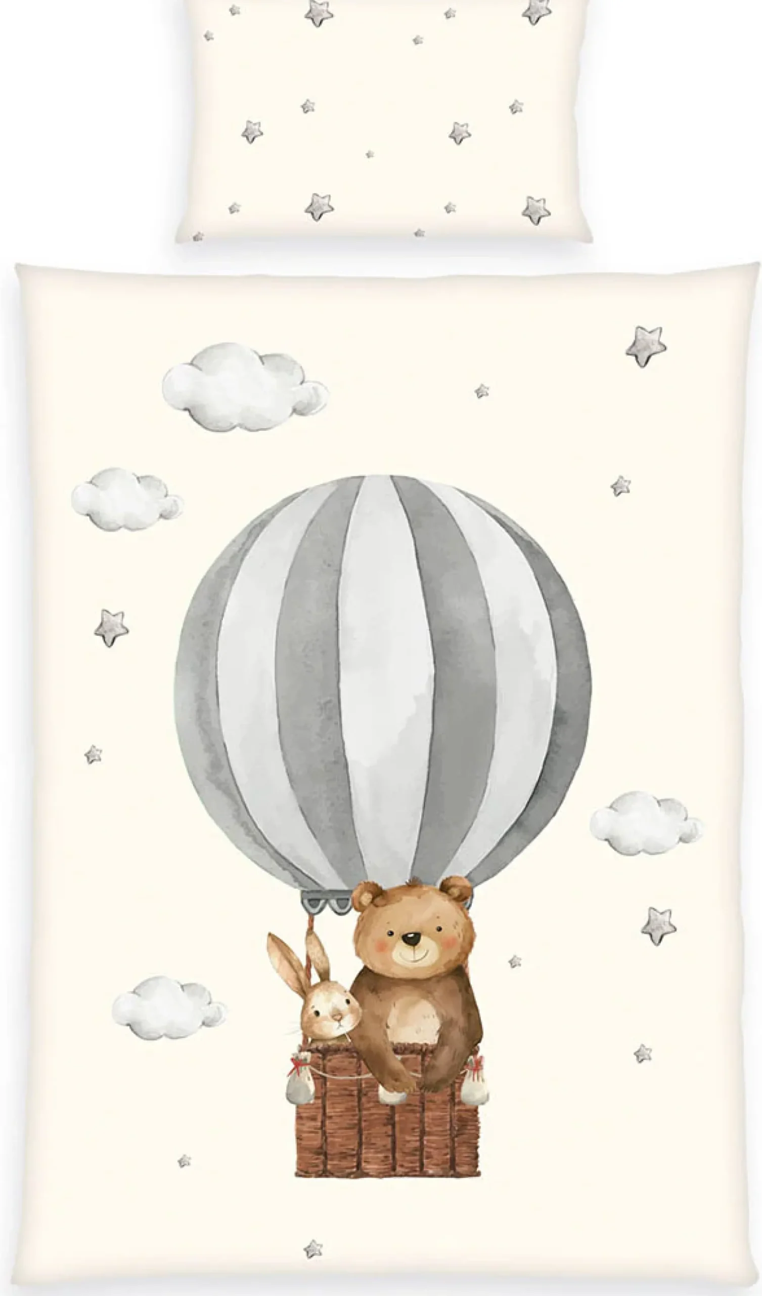 Baby Best Babybettwäsche »babybest Ballonfahrt« 2 Stk. Wendebettwäsche