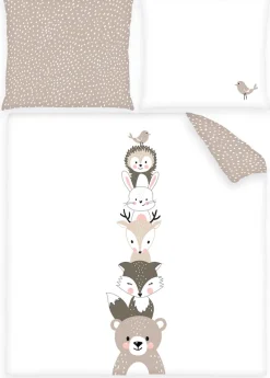 Baby Best Babybettwäsche »babybest Woodland Crew« 2 Stk. mit Wendefunktion