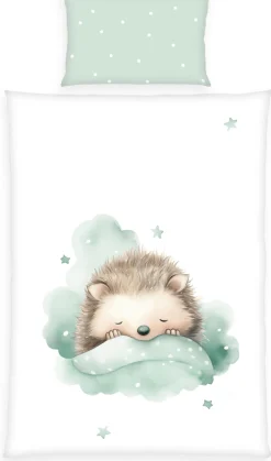 Baby Best Babybettwäsche »babybest Kleiner Igel« 2 Stk. Wendebettwäsche