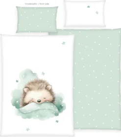 Baby Best Babybettwäsche »babybest Kleiner Igel« 2 Stk. Wendebettwäsche