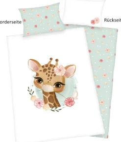 Baby Best Babybettwäsche »Giraffe« 2 Stk. mit liebevollem Motiv