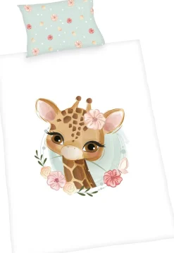 Baby Best Babybettwäsche »Giraffe« 2 Stk. mit liebevollem Motiv