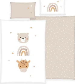Baby Best Babybettwäsche »Little Friends« 2 Stk. mit liebevollem Motiv