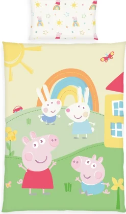 Baby Best Babybettwäsche »Peppa Pig« 2 Stk. Wendebettwäsche