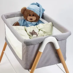 BabyGo Babybett »GoodNight, melange/grey«