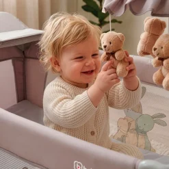 BabyGo Baby-Reisebett »Sleeper Deluxe, beige« mit Musik-Mobile