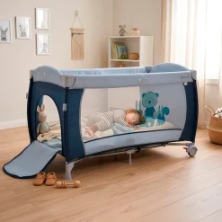 BabyGo Baby-Reisebett »Sleeper Deluxe, beige« mit Musik-Mobile