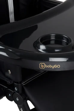 BabyGo Hochstuhl »Divan, Gold schwarz« () platzsparend zusammenklappbar