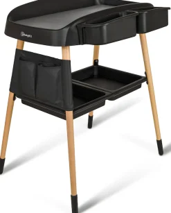 BabyGo Wickeltisch »ChangeMe, schwarz« bis 11 kg Made in Europe 62 cm