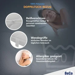 Beco Komfortschaummatratze »Medistar KS, Matratze Kaltschaum-Feeling 90x200 cm, 140x200 cm« 21 cm hoch Raumgewicht: 28 kg/m³ 1 Stk. tlg. Geprüft mit 1,0* 