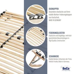Beco Lattenrost »Standard« mit Kopfverstellung und Härteregulierung