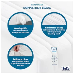 Beco Taschenfederkernmatratze »BodyMax« 22 cm hoch 480 Federn 1 Stk. tlg. komfortable Matratze in 90x200, 140x200 cm und weiteren Größen