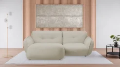 BETYPE Ecksofa »Be Fluffy« Softes Sitzgefühl, moderne Kedernaht, hochwertiger Bezug