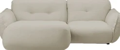 BETYPE Ecksofa »Be Fluffy« Softes Sitzgefühl, moderne Kedernaht, hochwertiger Bezug