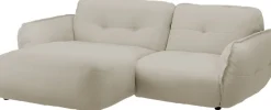 BETYPE Ecksofa »Be Fluffy« Softes Sitzgefühl, moderne Kedernaht, hochwertiger Bezug