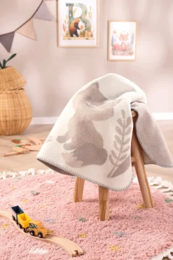 Biederlack Babydecke »Babydecke Foxy« 75 x 100, mit Zierstich