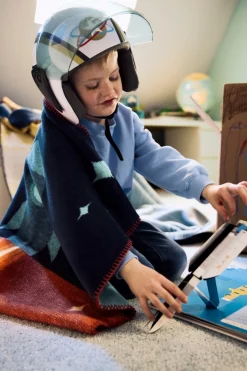 Biederlack Babydecke »Babydecke Little Rocket,« 75 x 100, mit Zierstich