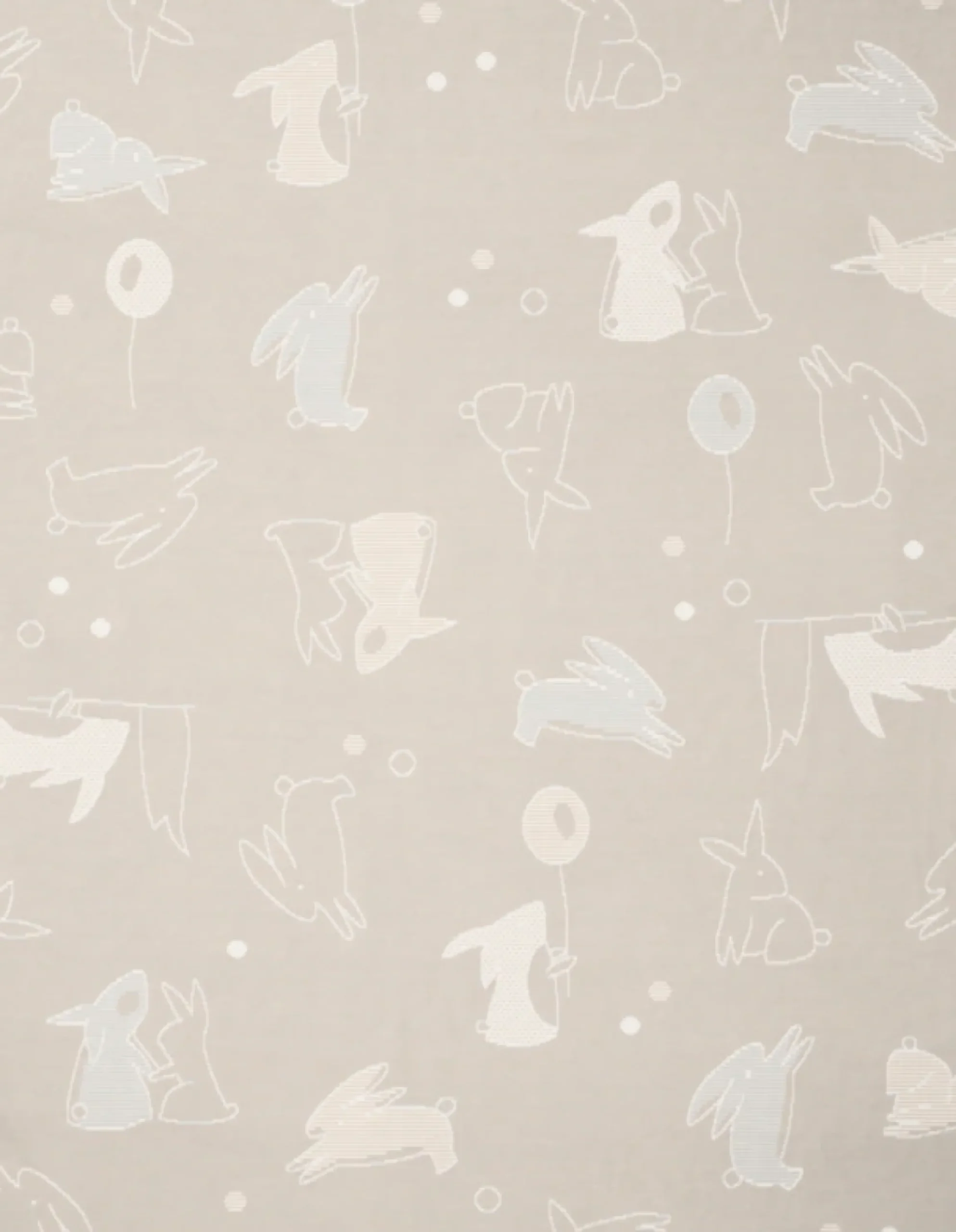 Biederlack Babydecke »Babydecke Littel Rabbits« Babydecke Littel Rabbits mit verspielten Hasen