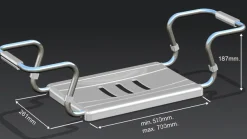 Bischof Badewannensitz »Classic« belastbar bis 120 kg Breite 51 - 70 cm