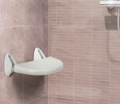 Bischof Duschklappsitz »Kläppi« belastbar bis 120 kg Wandbefestigung, platzsparend