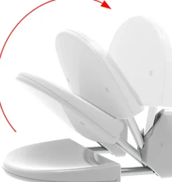 Bischof Duschklappsitz »Kläppi« belastbar bis 120 kg Wandbefestigung, platzsparend