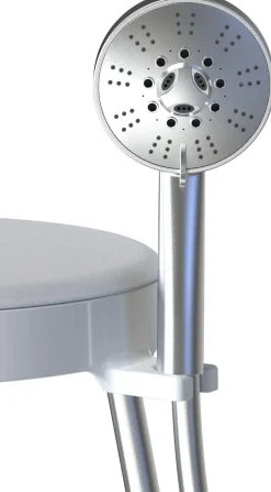 Bischof Dusch- und Badhocker »Rotate 2.0« belastbar bis 150 kg TÜV/GS geprüft, drehbare Sitzfläche und Ablage, in 2 Farben