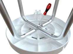Bischof Dusch- und Badhocker »Rotate 2.0« belastbar bis 150 kg TÜV/GS geprüft, drehbare Sitzfläche und Ablage, in 2 Farben
