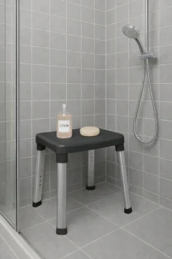 Bischof Dusch- und Badhocker »Splash« belastbar bis 150 kg rutschfester Stand, TÜV/GS geprüft