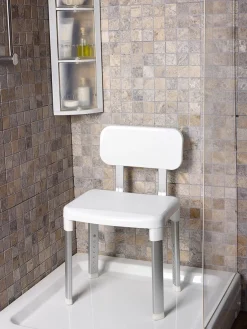 Bischof Dusch- und Badhocker »Splash Comfort« Mit Rückenlehne, Höhenverstellbar, TÜV/GS