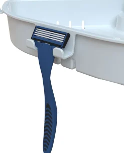 Bischof Dusch- und Badhocker »Tray Comfort« belastbar bis 150 kg Mit schwenkbarer Ablage 28x21cm und 360° drehbarer Sitzfläche, TÜV-GS