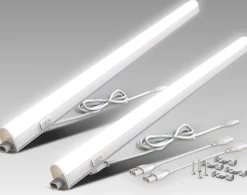 B.K.Licht Unterschrankleuchte »BK_UL1513 2er Set LED Unterbauleuchte, je 87,3cm, 15W, 1500lm, 4.000K« LED-Modul 2 Stk. Neutralweiß Lichtleiste mit neutralweißen Licht, erweiterbar durch Stecksystem