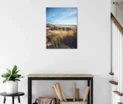 Bönninghoff Leinwandbild »Wandbild DÜNEN UND MEER 46x61 cm – Leinwandbild Keilrahmen Deko modern« Düne | Strand 1 Stk. tlg. auf Keilrahmen gespannt